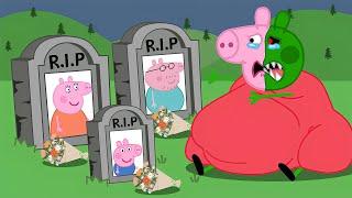 Peppa Pig Turns into a Giant Zombie! ‍️ - What Happened ?? | Peppa Pig Funny Animation