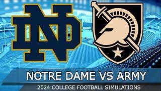 Notre Dame vs Army - NCAA Football 11/23/24 Full Game Highlights (College Football 25 Sim)