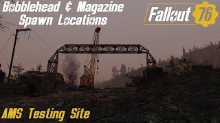 Fallout 76 Bobblehead & Magazine Spawn Locations - AMS Testing Site