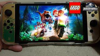 LEGO Jurassic World on Zelda Tears of the Kingdom Edition Nintendo Switch OLED