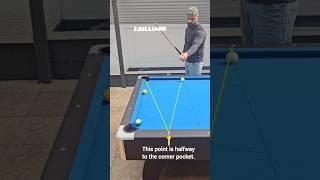 Easiest Way to Make a One-Rail Kick Shot #trickshots #8ballpool #billiards