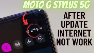 Moto G Stylus 5G Internet Settings | Only Show Internet Solved Problem