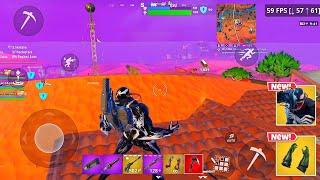 Samsung S23 Ultra 60 FPS Fortnite Mobile Gameplay *61 Elimination NEW VENOM WINS Chapter 5 Season 4*