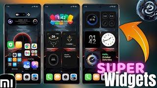 Install Super Widgets Home Screen With App Drawer For Xiaomi Devices Part 3 | Xiaomi Theme Hub