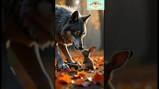 An Arrogant Wolf & the Kind Rabbit | Heartwarming Tale#animatedstories  #kidsmoralstoriesinenglish