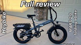 Heybike MARS 2.0 folding ebike (full review)