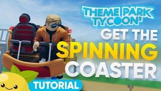 [2024] How to get the PROMODE achievement | SPINNING COASTER in Roblox Theme Park Tycoon 2