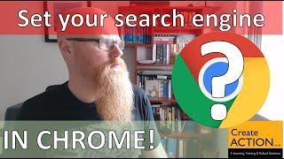 How to set your search engine in Google Chrome. Easy step by step guide. Change your default.