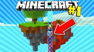 ВЫЖИВАНИЕ НА ОДНОМ БЛОКЕ СТЕКЛА С АЧИВКАМИ! - MINECRAFT #1