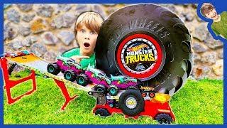 GIANT HOT WHEELS MONSTER TRUCK TIRE!