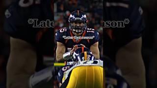 Tim Tebow predicted Demaryius Thomas’s game winner #shorts #nfl