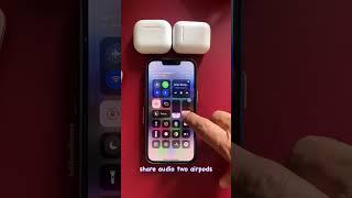 Share Audio with Two Airpods #shorts