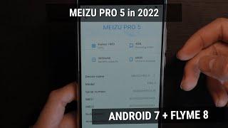 Meizu PRO 5 Flyme 8 in 2022 - Update to Android 7