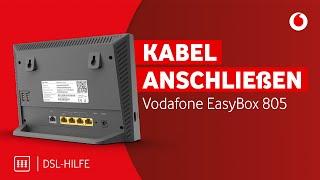 Vodafone EasyBox 805 anschließen