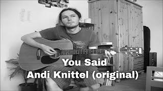 You Said - Andi Knittel (original)