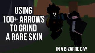 Using over 100 stand arrows to grind a rare skin in A Bizarre Day