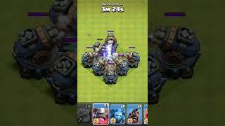 COC ALL TROOPS VS MULTI GEAR TOWER