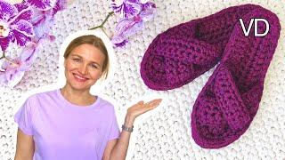   МНОГИЕ НЕ ЗНАЮТ, что вязать легко! ТАПОЧКИ вязаные / diy / How to knit slippers / #5