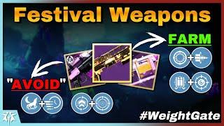 Festival of the Lost Weapons You Should(n't) Farm #Weightgate | Destiny 2 Revenant