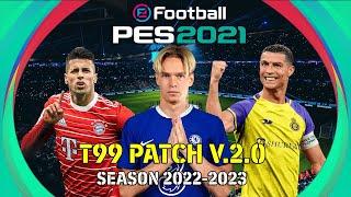 t99 Patch PES 2021 v.2.0 - Update Winter Transfer 2023