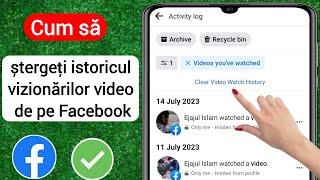 Cum să ștergeți istoricul de vizionare video de pe Facebook 2023 |Clear Facebook Watch Video History