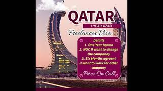 Qatar (freelancer) Azad visa for one year