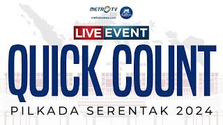 LIVE - GRAFIS DATA HASIL QUICK COUNT PILKADA SERENTAK 2024