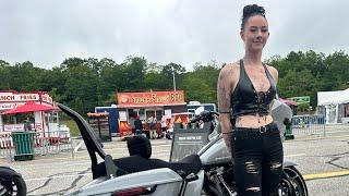 Laconia motorcycle week 2025 wet Wednesday, but still good sales ￼