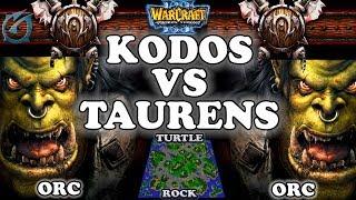 Grubby | Warcraft 3 TFT | 1.29 | ORC v ORC on Turtle Rock - Taurens vs Kodos