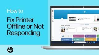 How to fix an HP printer that is offline or not responding from a Windows computer | HP Support