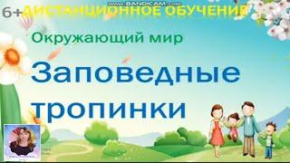 Урок по окружающему миру  "Заповедные тропинки". УМК Перспектива. 1 класс