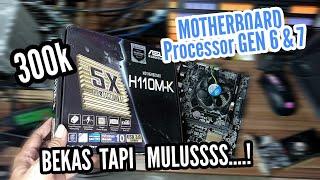 PART 2. MOTHERBOARD MURAH.!UNBOXING  MOBO ASUS H110M-K MOTHERBOARD GEN 6 & 7 MOBO BEKAS MULUS MURAH