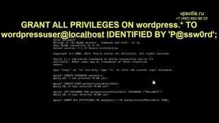 Wordpress - установка и настройка на vps - Часть 2