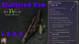 Diablo IV Mythic Uniques - Shattered Vow (Polearm)[v2.0.3]