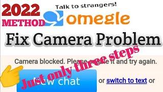 Camera and microphone problem on Omegle #omegle #omegleerrorfix  #omeglecameraerrorfix