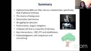 'Managing Intimate Relationships and BDD' with Dr Natalie Stechler