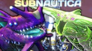 Subnautica - ROCKET BASE SPAWNS? BABY GHOST LEVIATHAN,  EMPEROR HATCHING ENZYMES, PRISON - Gameplay