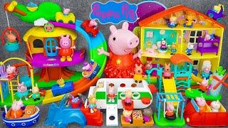 100 Minutes Satisfying with Unboxing Cute Peppa Pig Giant Slide Toys Collection ASMR | Review Toys