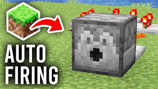 How To Make Automatic Repeating Firing Dispenser In Minecraft - Full Guide