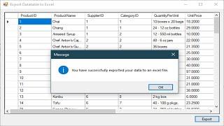 VB.NET Tutorial - How to Export DataGridView to excel | FoxLearn