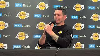 JJ Redick Talks Lakers Finding Their Form After Win Over Hawks