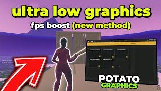 How to Get Potato Graphics in Fortnite Chapter 6!  (Ultra Low End Graphics)