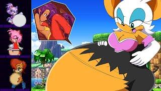 Shantae Half-Eaten Hero: All Sonic Girls Vore Boss Fights  ( No Damage | Amy, Rogue, Sally, Blaze )