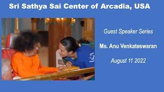 Mother Sai - My Eternal Companion | Ms. Anu Venkateswaran
