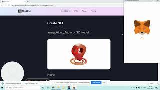 BlockPay V1 demo | Gasless NFT minting & transfers | 17 April 2022