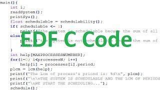 Download Earliest Deadline First C Code