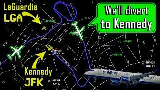 Jetblue E190 has FLAPS FAILURE at LaGuardia | "Will be a fast approach"