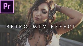 AWESOME Retro TV Noise (music video effect) | Premiere Pro CC 2017 Tutorial