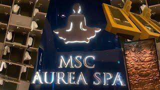 MSC Aurea Spa Tour in the MSC: World Europa (READ DESCRIPTION)