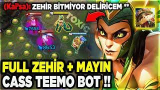 EFSANE ZEHİR KOMBOSU !! HEM YAVAŞLIYOR HEM PATLIYORLAR !! CASSİOPEİA TEEMO BOT !!